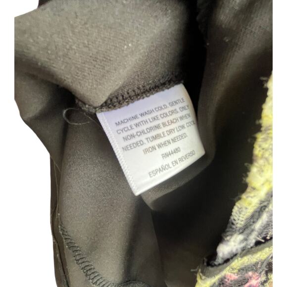 BAR III Sleeveless Mesh Lace DRESS Women's Small Black Yellow Pink Gray Lined - Picture 7 of 9